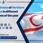 The climate of Northern Cyprus in different seasons of the year