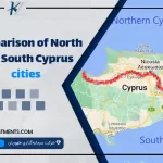 Comparison of North and South Cyprus cities