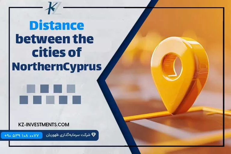 Distance between the cities of Northern Cyprus