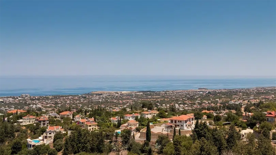 The city of Guzel Yurt, Northern Cyprus